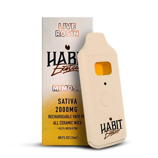 Habit Exotics Mimosa Sativa 2G THCA Disposable