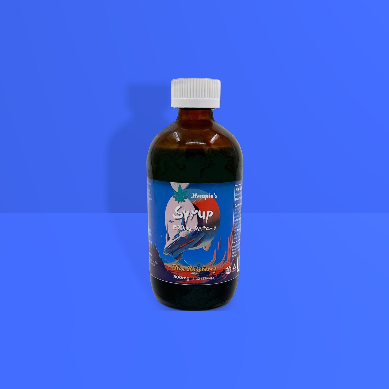 Hempie's Blue Raspberry Syrup 800mg Delta-9