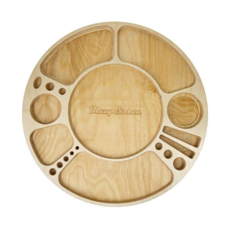 Blazy Susan Spinning Rolling Tray – Plain