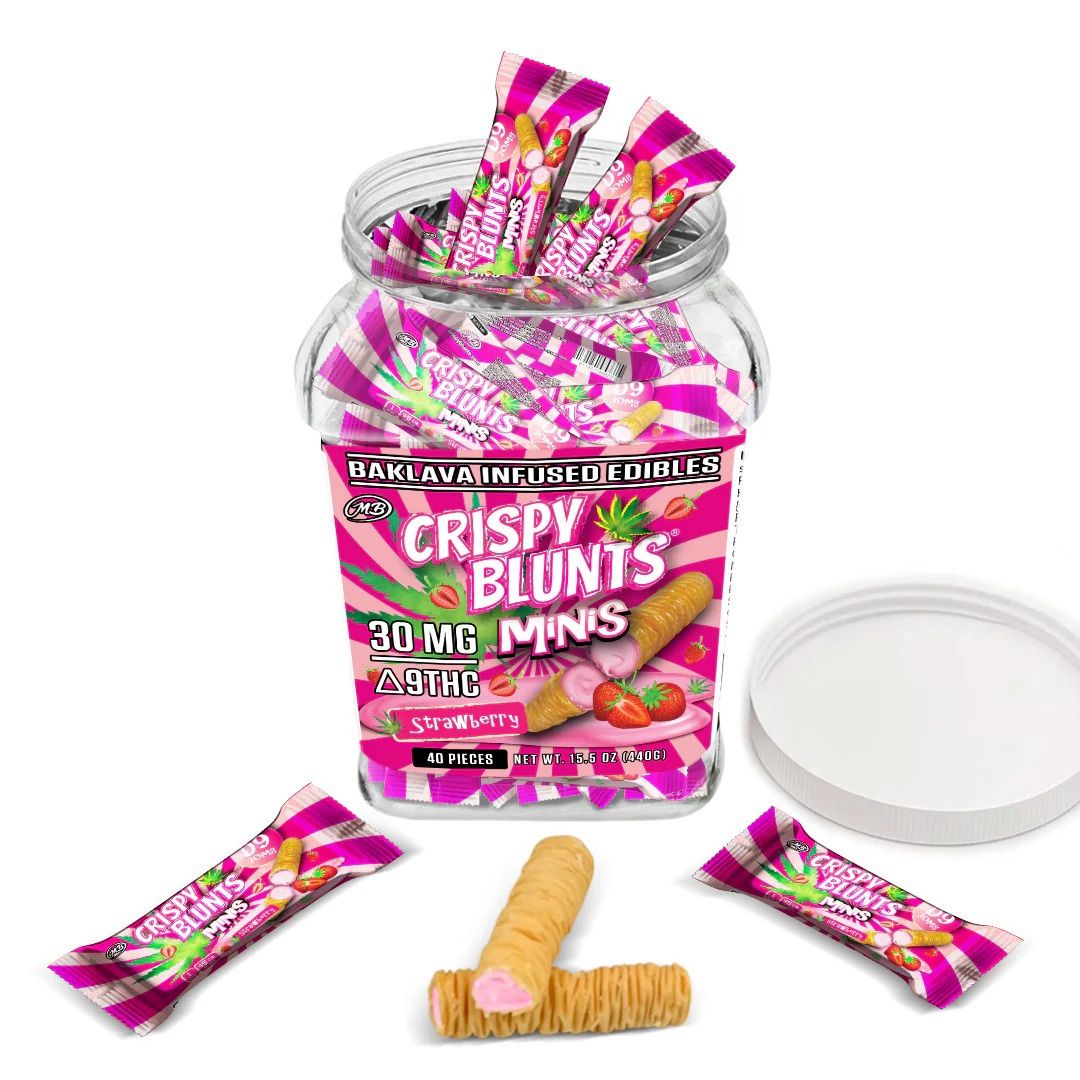 Crispy Blunts Mini Strawberry 30mg Delta 9