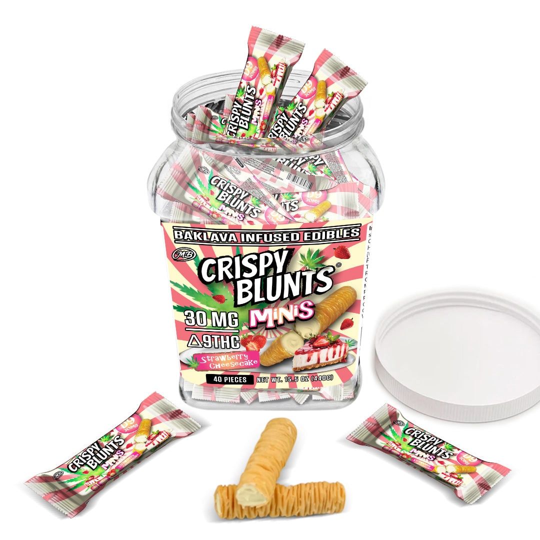 Crispy Blunts Mini Strawberry Cheesecake 30mg Delta 9