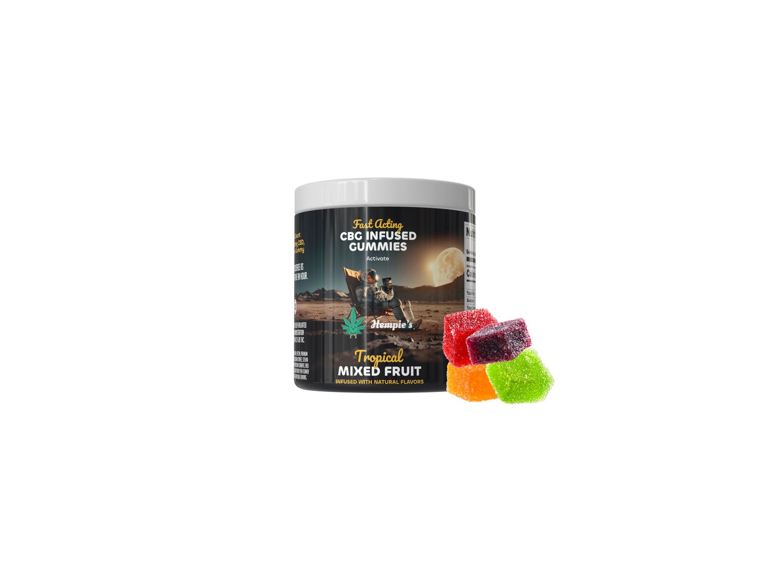 Hempie's CBG Gummies - 10 count - 20mg CBG + 20mg CBD + 10mg CBC