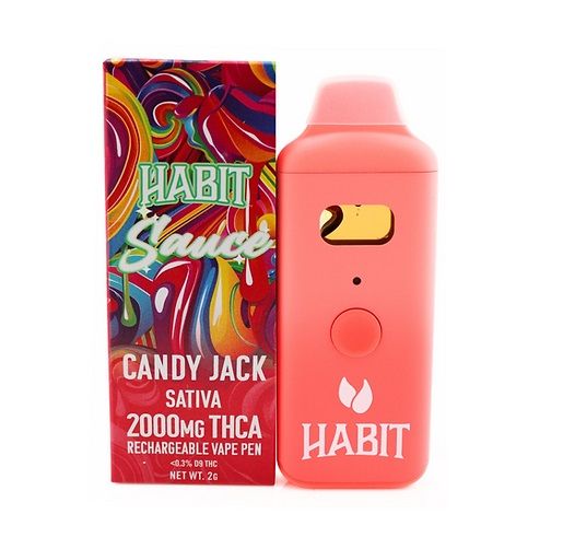 Habit Candy Jack Sativa 2G THCA Disposable