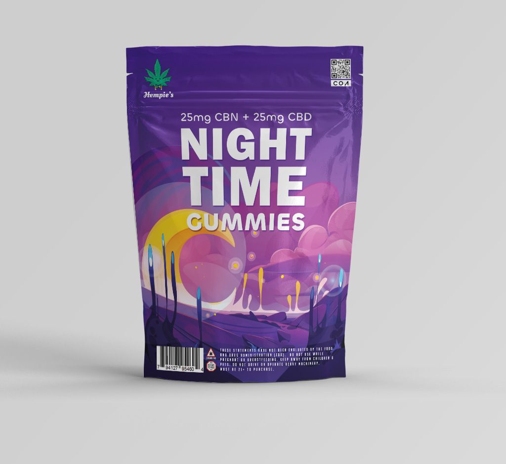 Hempie's Night Time Gummies CBN + CBD 30ct