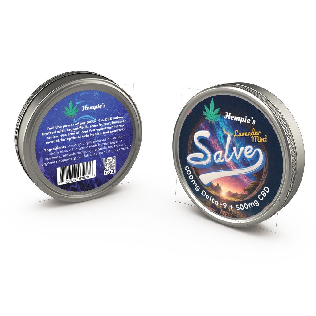 Hempie's Salve 500mg Delta-9 + 500mg CBD
