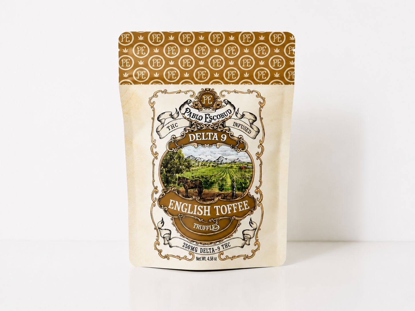 Pablo Escobud 250mg D9 Truffles - English Toffee