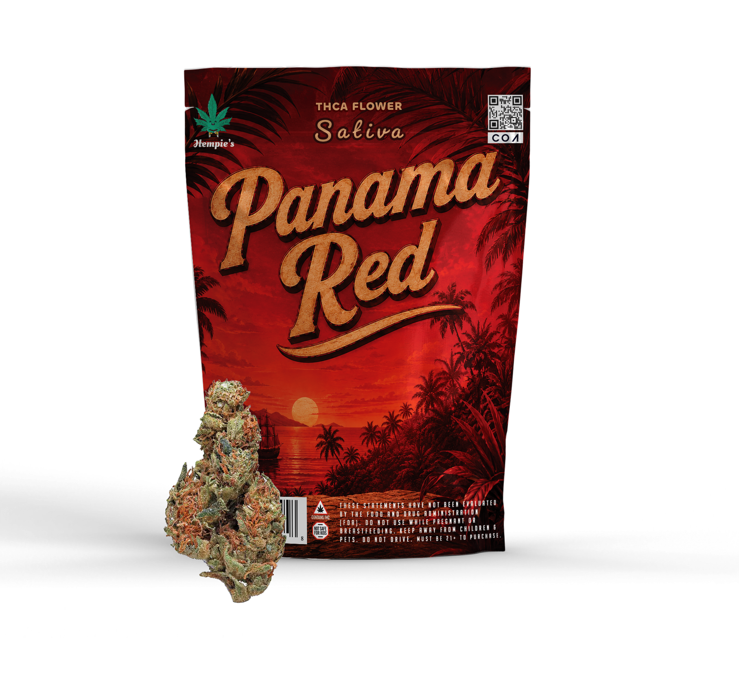 THCA Flower - AAA Panama Red - Sativa