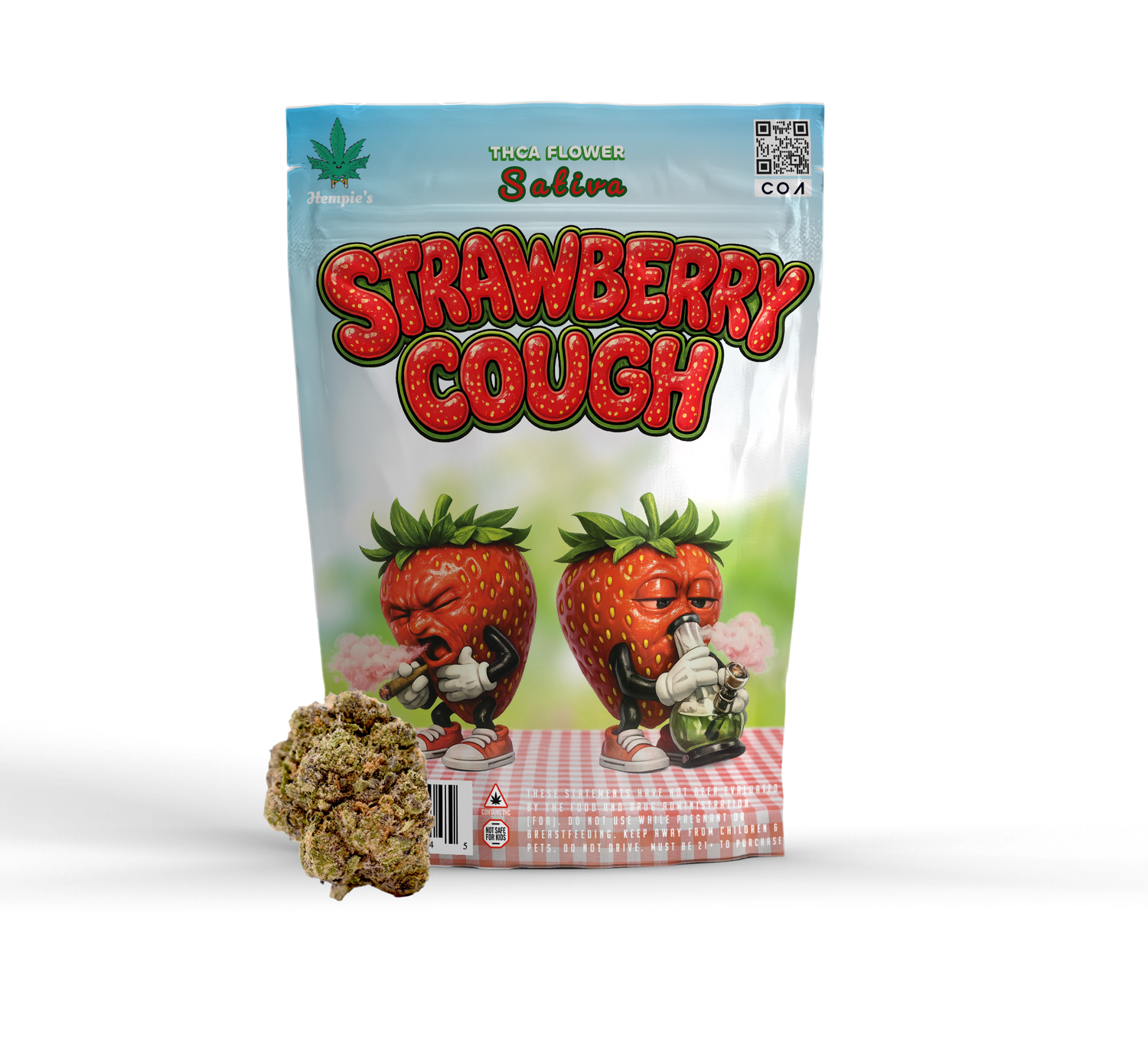 THCA Flower - AAA Strawberry Cough - Sativa