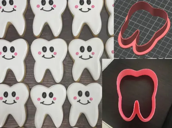 Stampo a forma di dentino felice Stampo a forma di dentino felice