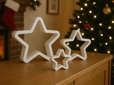 Set Stelle Decorative