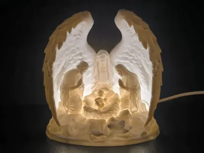 Presepio luminoso