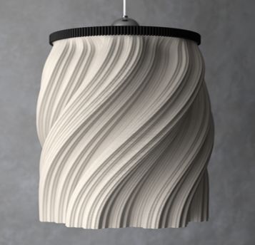 Paralume vortice di luce