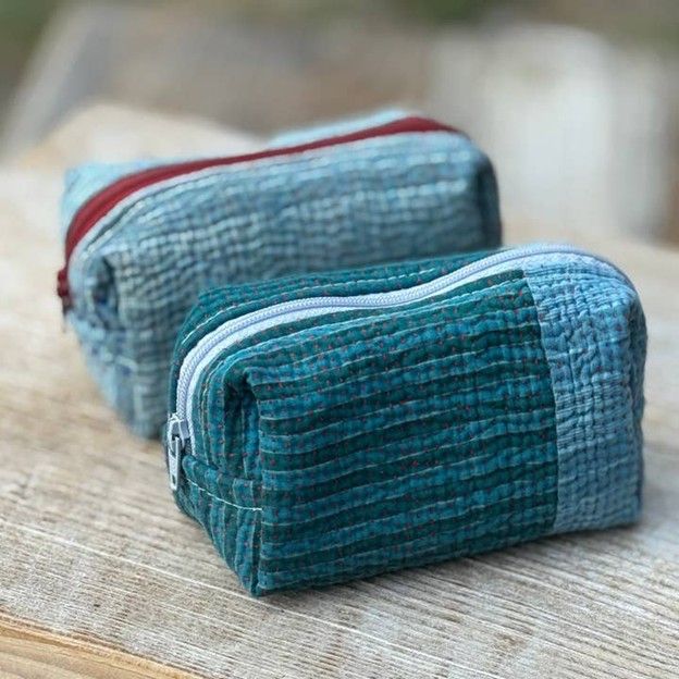 Cotton Zip Pouches