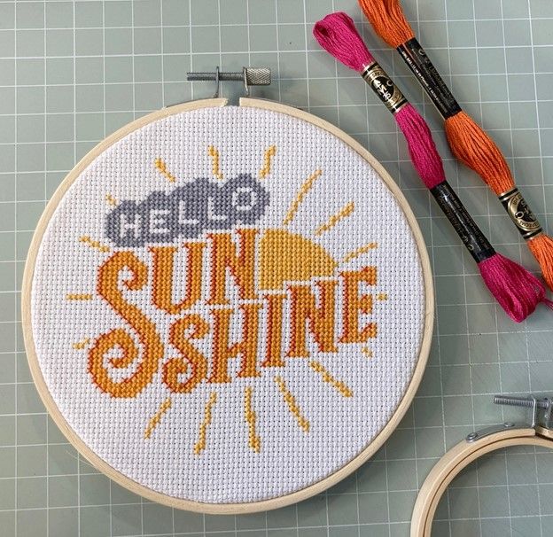 Hello Sunshine Cross Stitch Kit