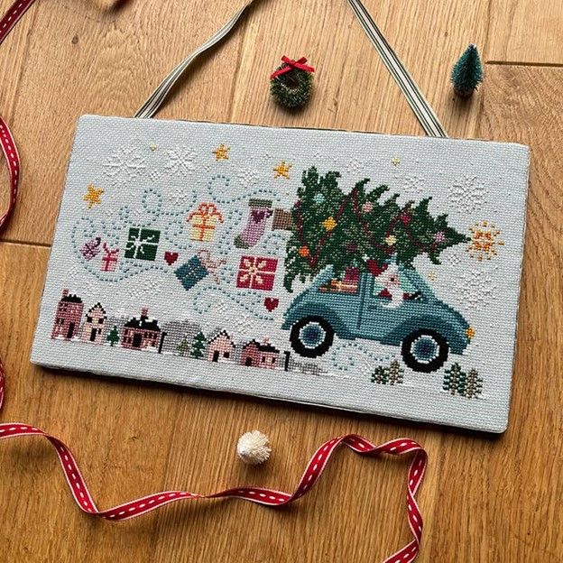 Driving Home for Christmas Cross Stitch Kit