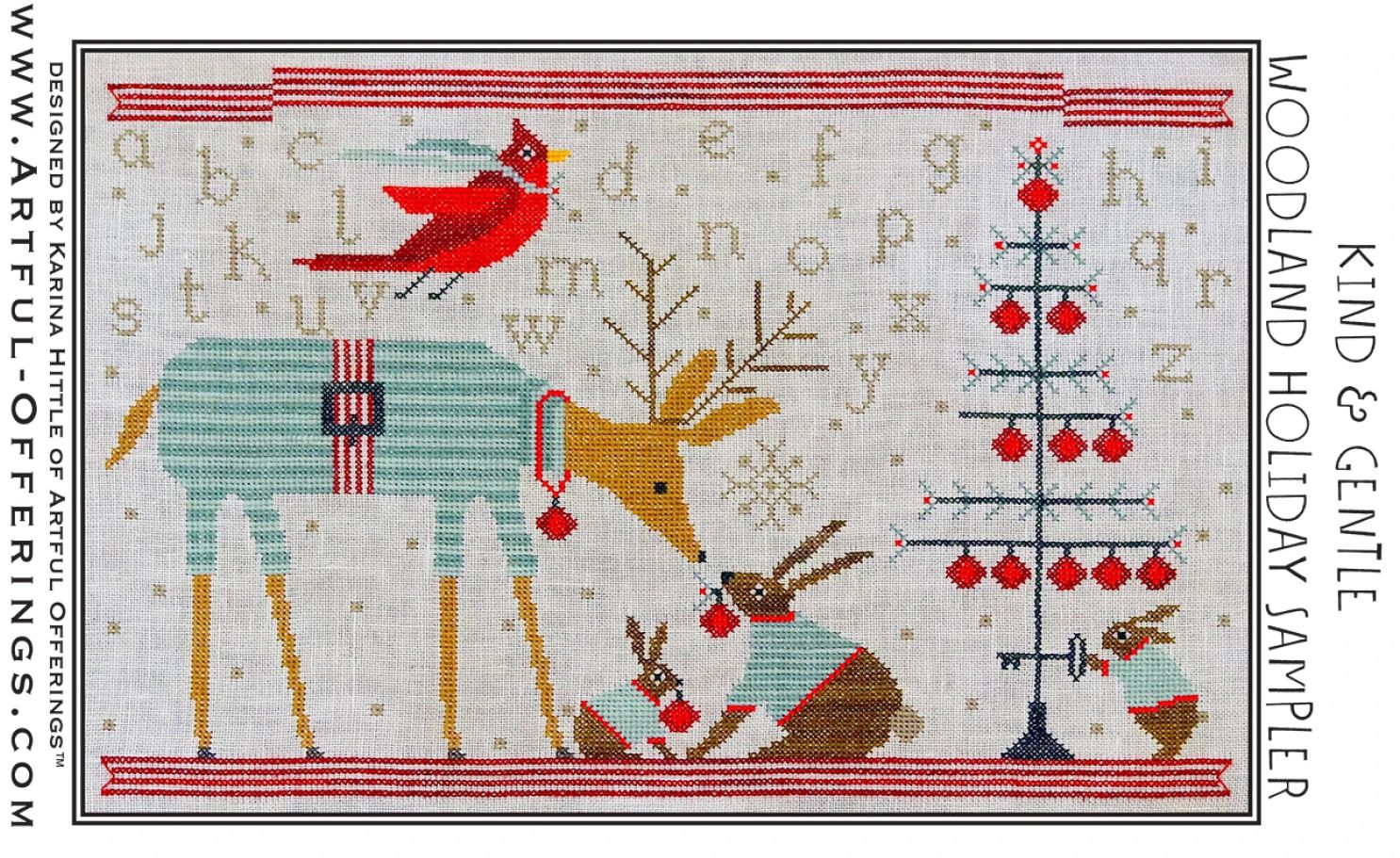 Kind &amp; Gentle Woodland Holiday Sampler XS