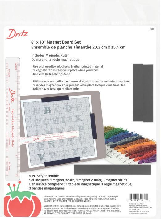 8x10 Magnet Board with Ruler