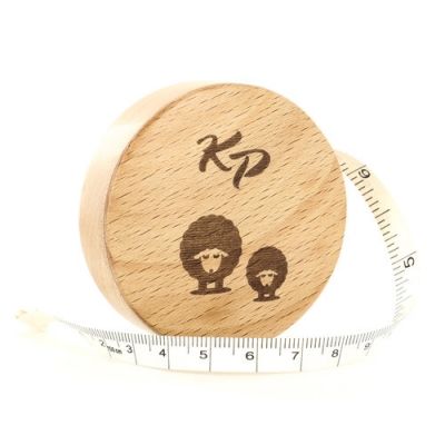 Round Beech Tape Measure - D