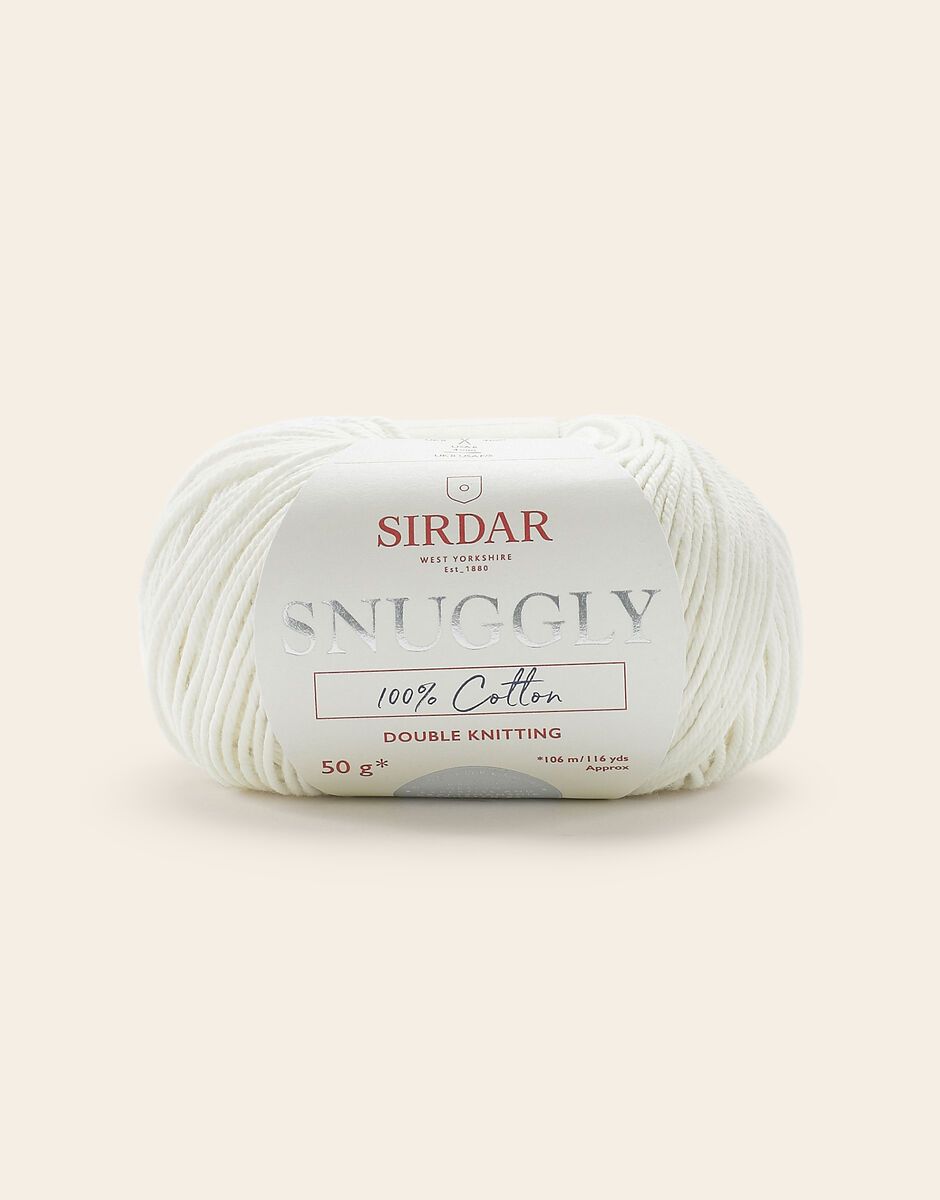 Snuggly 100% Cotton, Color: Cream