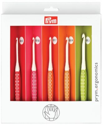 Prym Ergonomics Crochet Hook Set, Size: Small