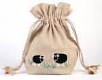 Lantern Moon Meadow Sheep Bag, Color: Nat/Black