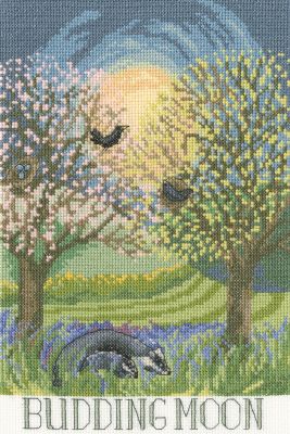 Bothy Threads Full Moon Collection Kits, Title: Budding Moon