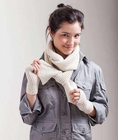 CM Classroom, Title: Garter-Stitch Scarf &amp; Sideways Handwarmers