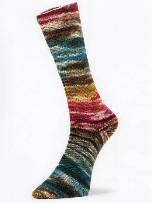 Mad Sock, Color: 01 Olive-Turq-Mustard-Berry
