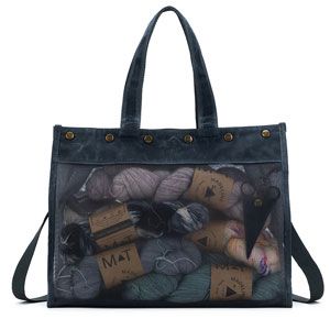 Maker's Mesh Tote, Color: Blue