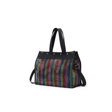 Maker's Mesh Tote - Rainbow, Color: Black