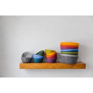 Felt Bowl, Color: Small