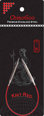 CG Knit Red Circular Needle