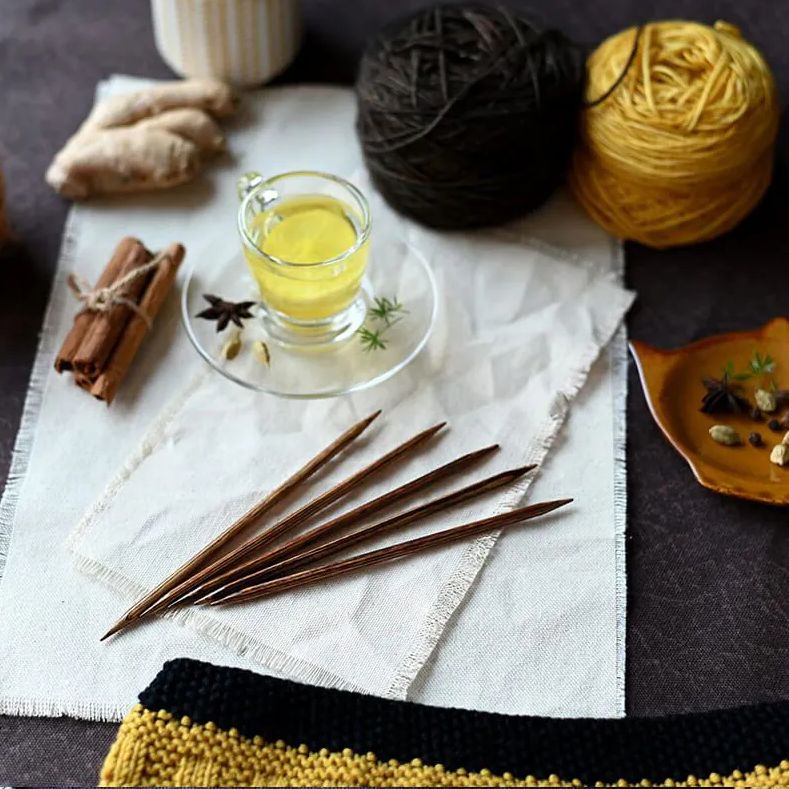 KP Ginger Double Point Needles