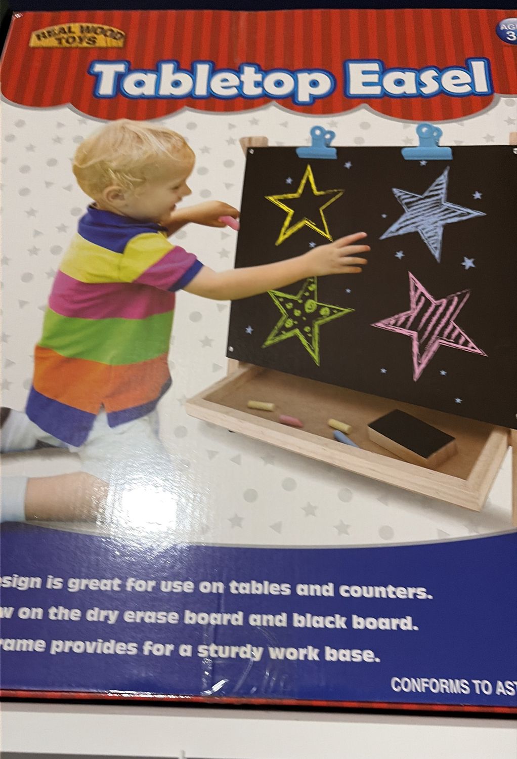 Tabletop easel 
