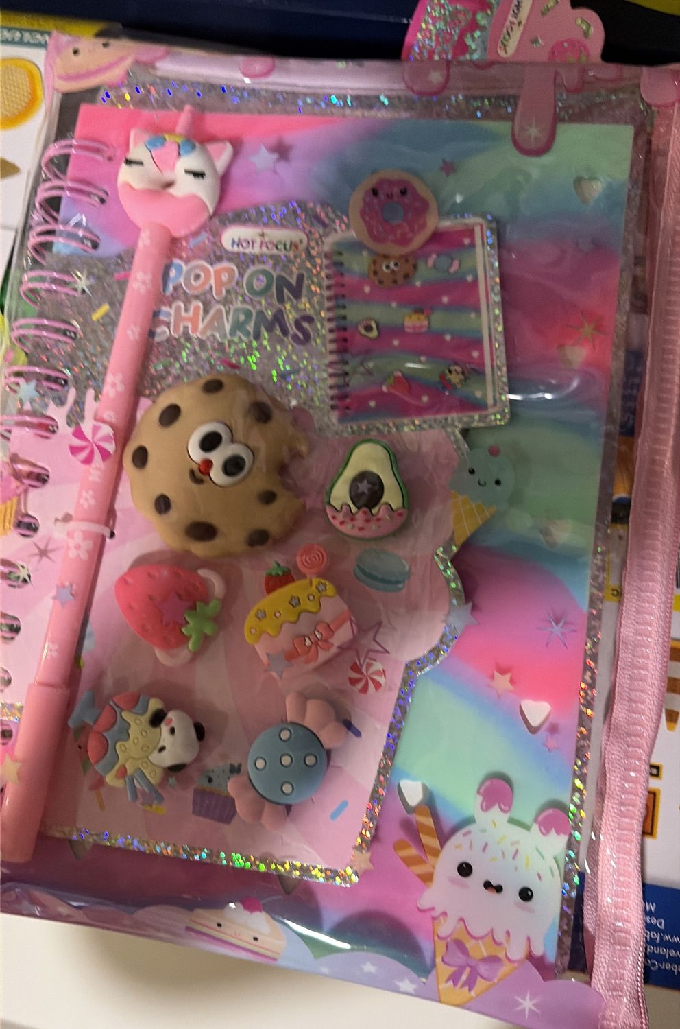 Pop on charms journal 