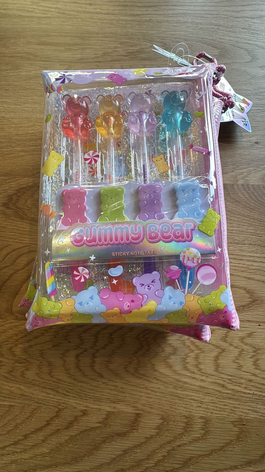Gummy Bear sticky note tabs