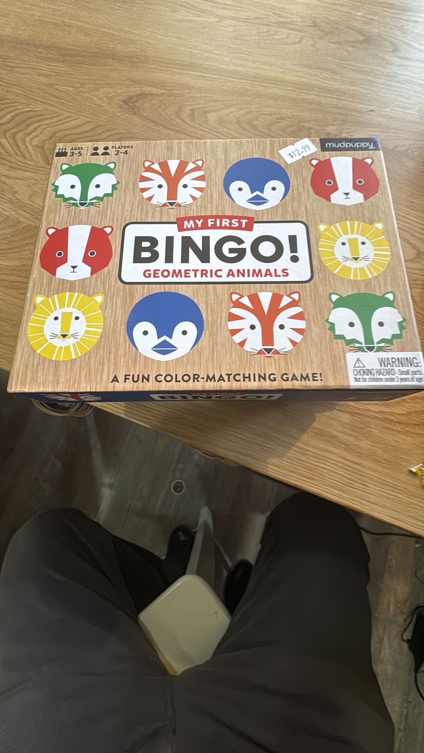 Bingo geometric animals