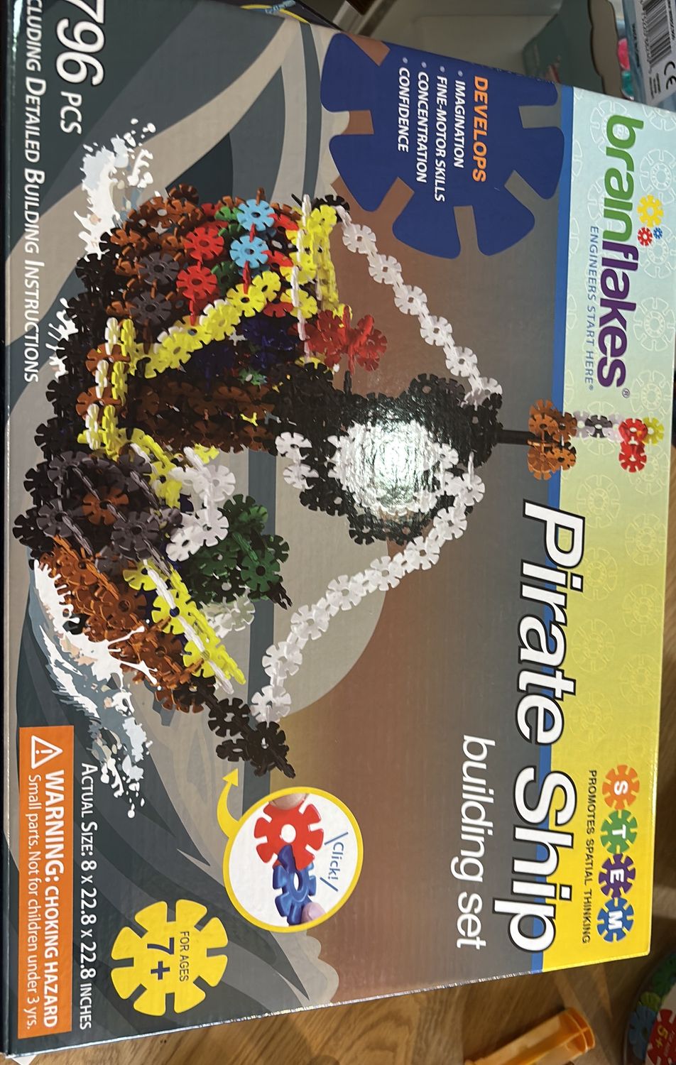 Brain flakes pirate set 
