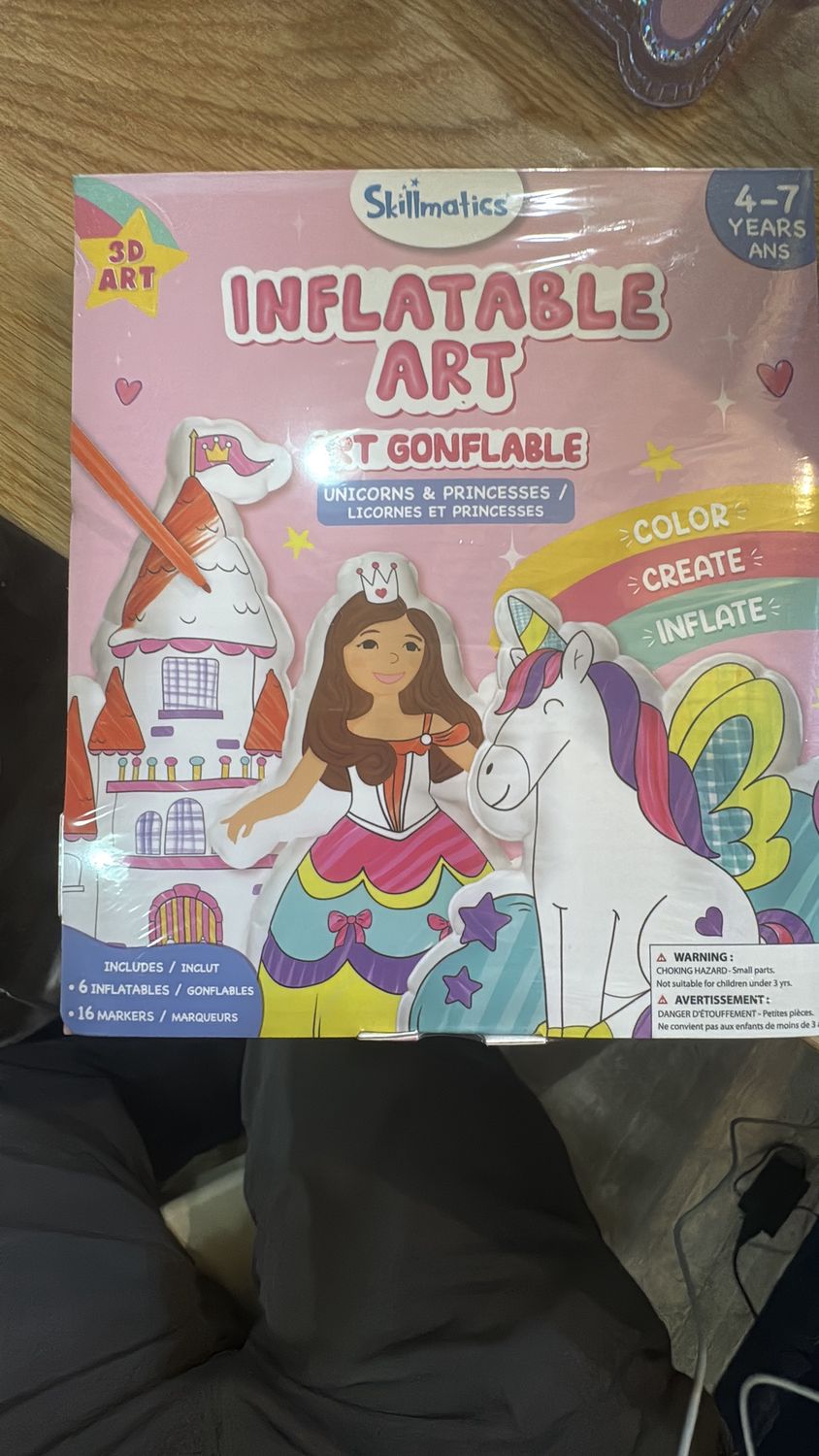 Inflatable Art Unicorns and princesses