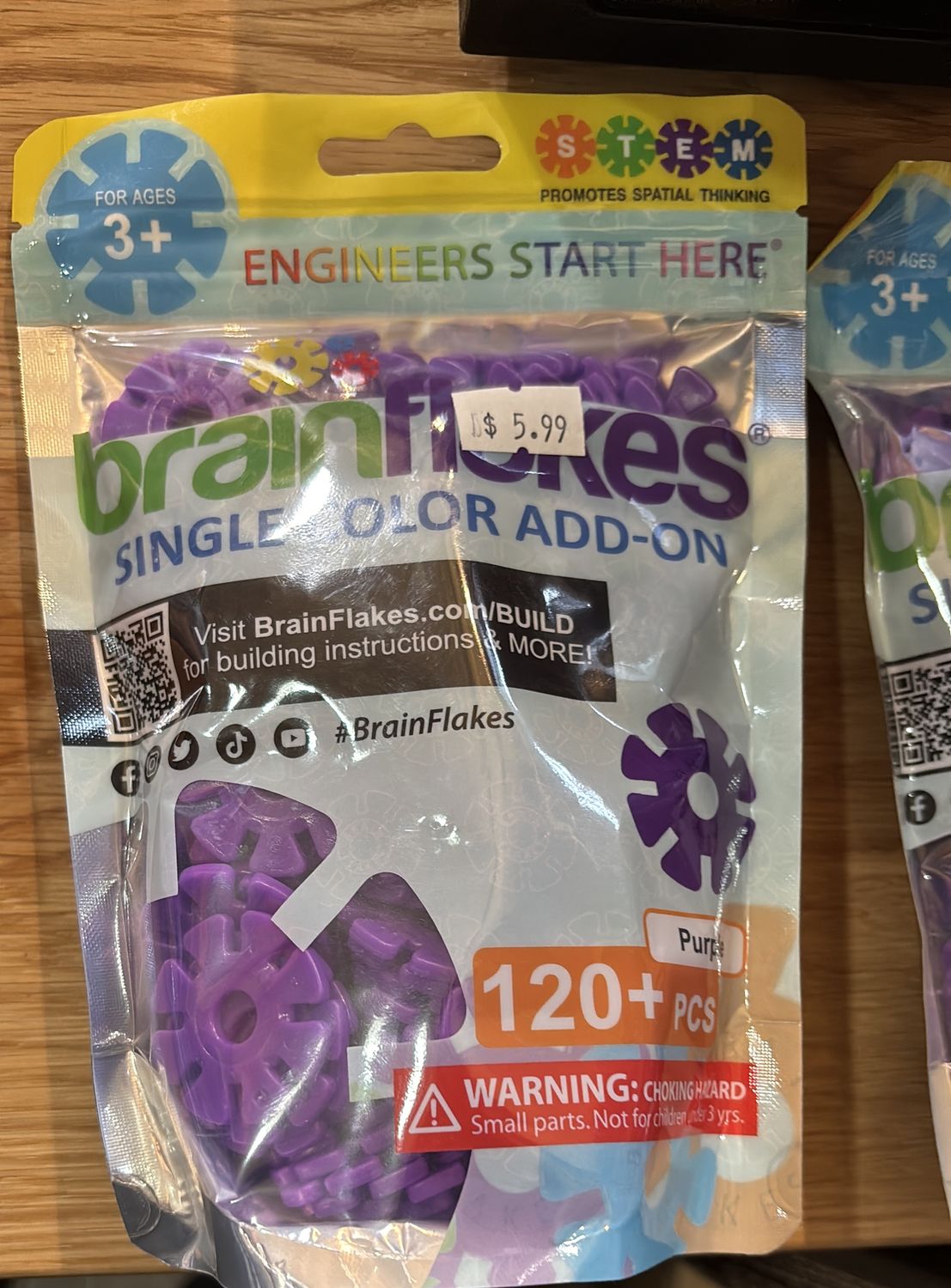 Brain flakes purple 120 piece 