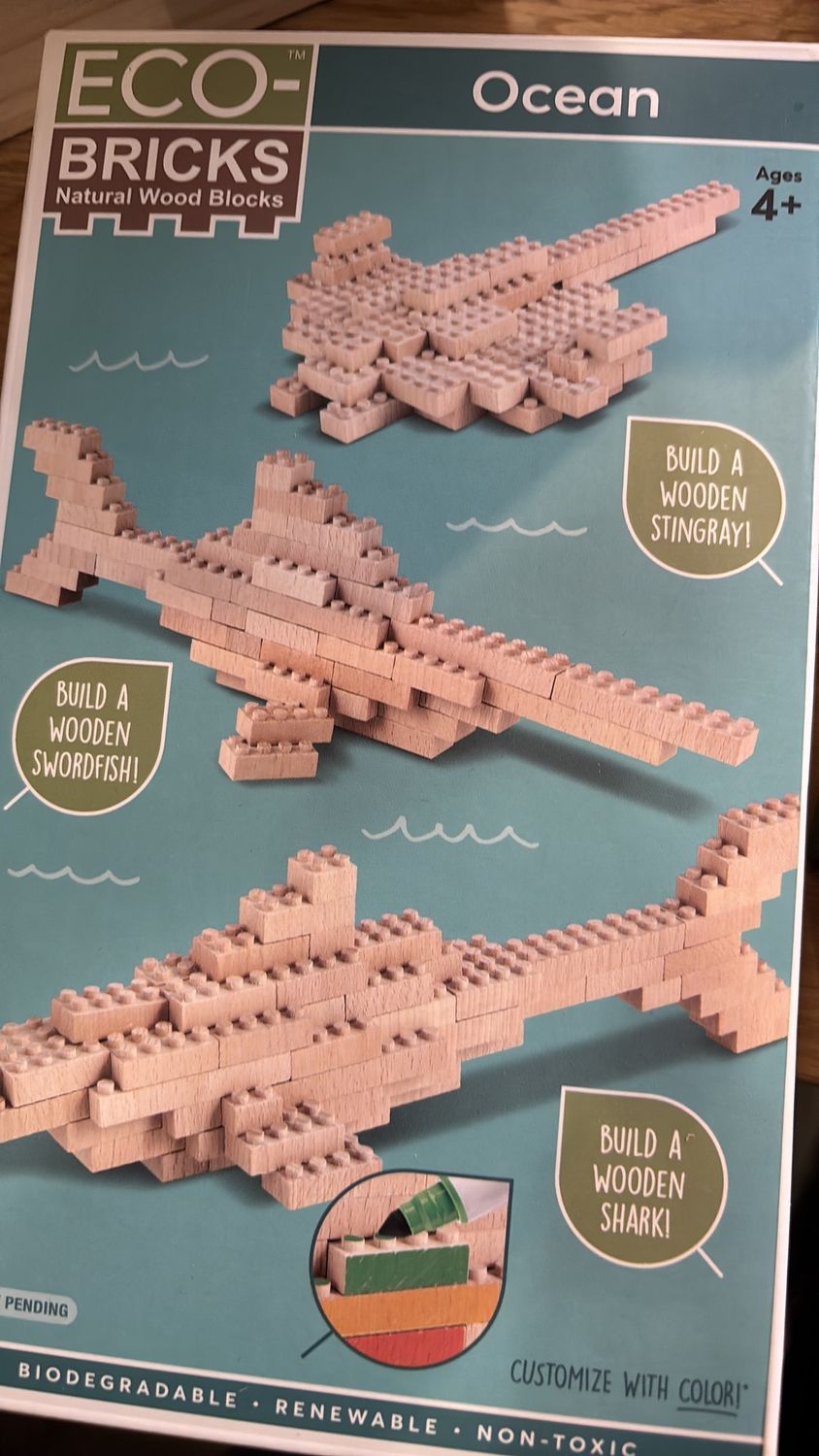 Eco bricks ocean