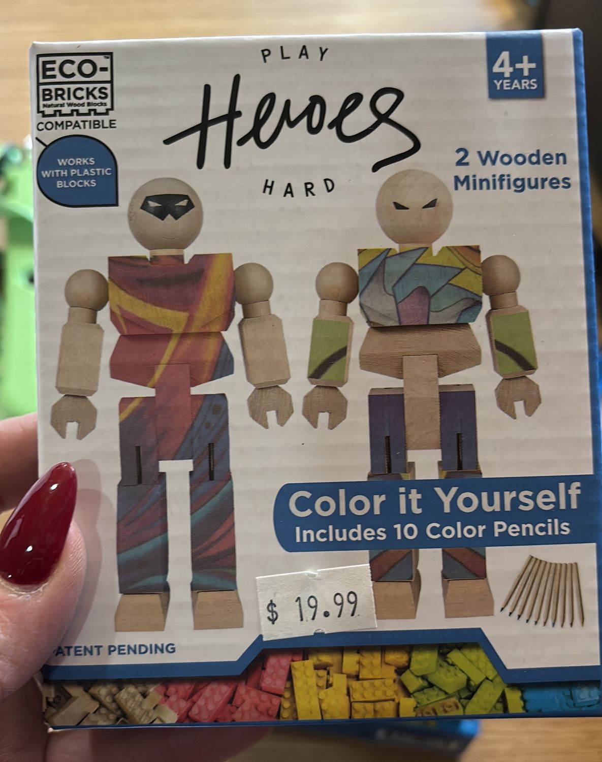 Eco bricks play hero’s 2piece 
