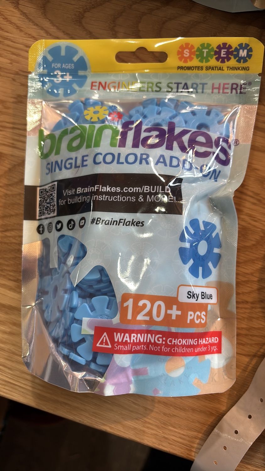 Brain flakes blue 120 pieces 