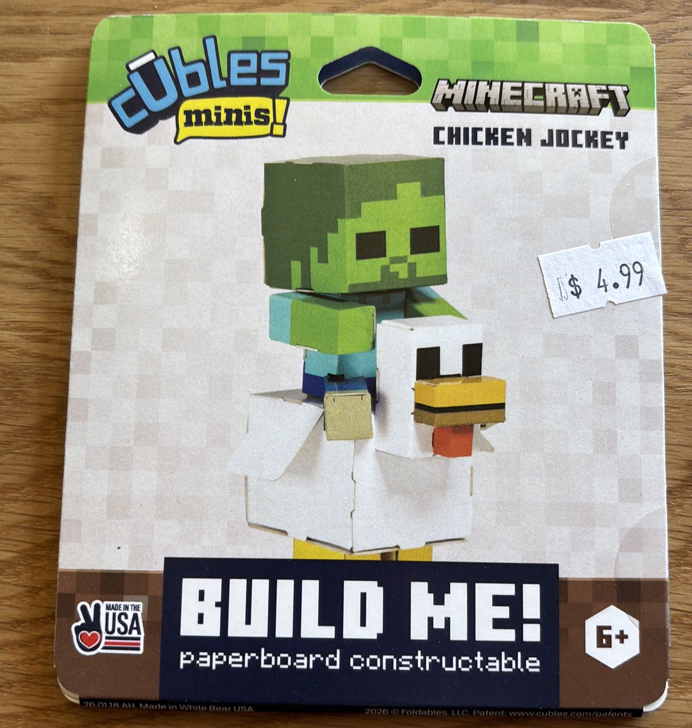 Cubles mini chicken jockey 