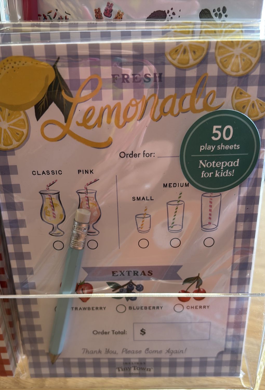 Inklings lemonade pad 