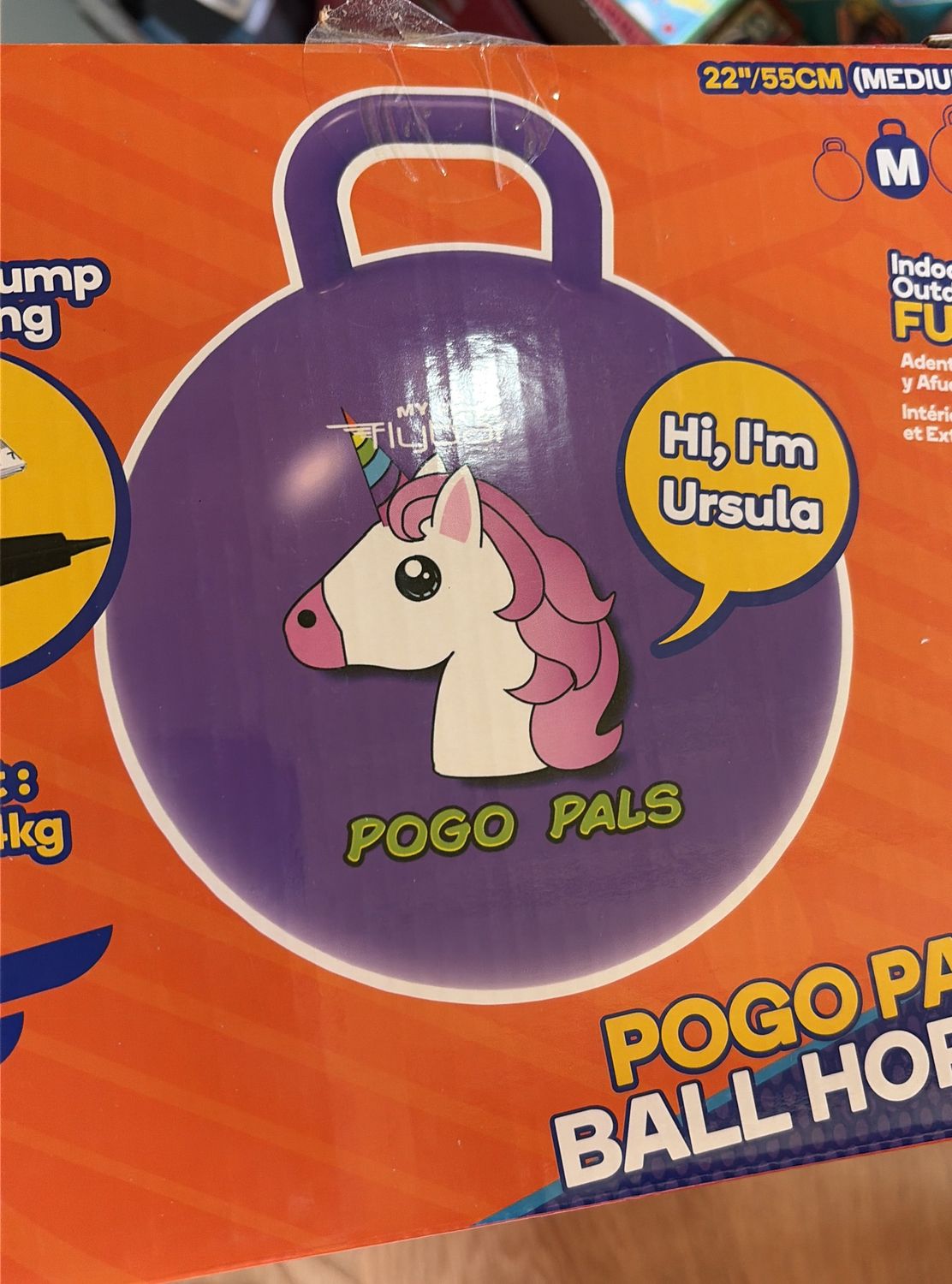 Flybar ball hopper unicorn 