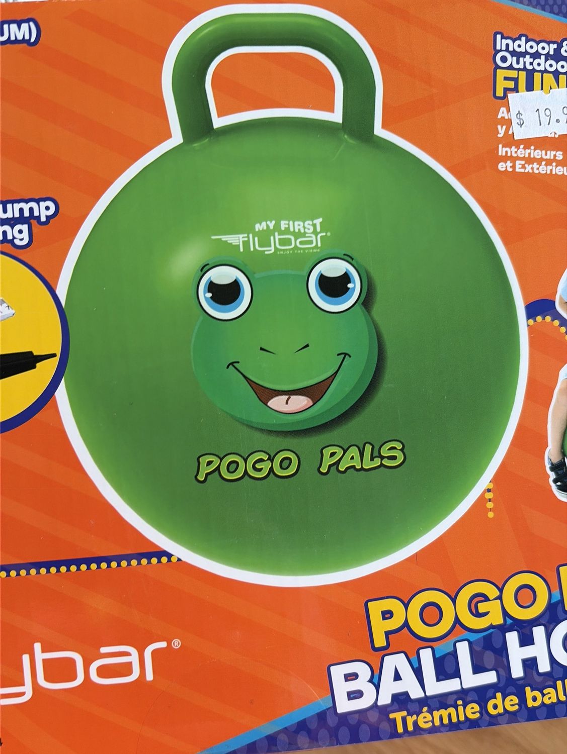 Flybar ball hopper frog 