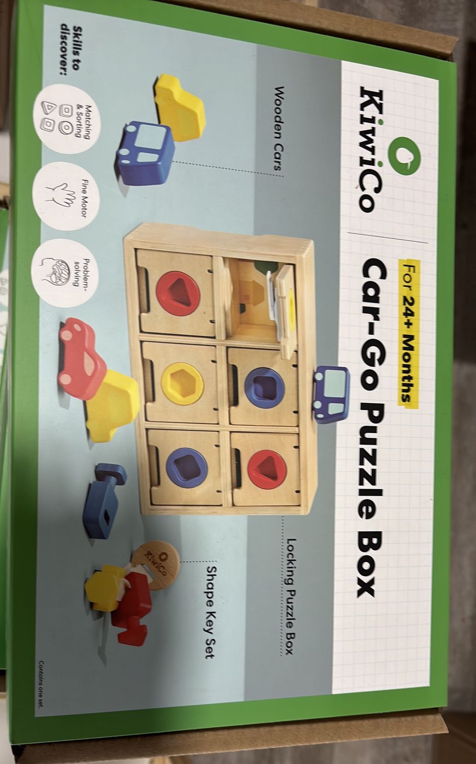 Kiwico car go puzzle box