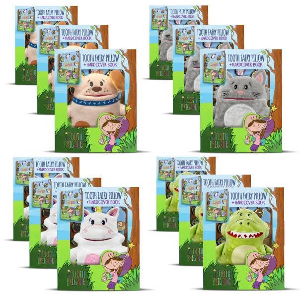 Pre-pack 12 Tooth Pillow Bundles Gift Sets+FREE Sample Book