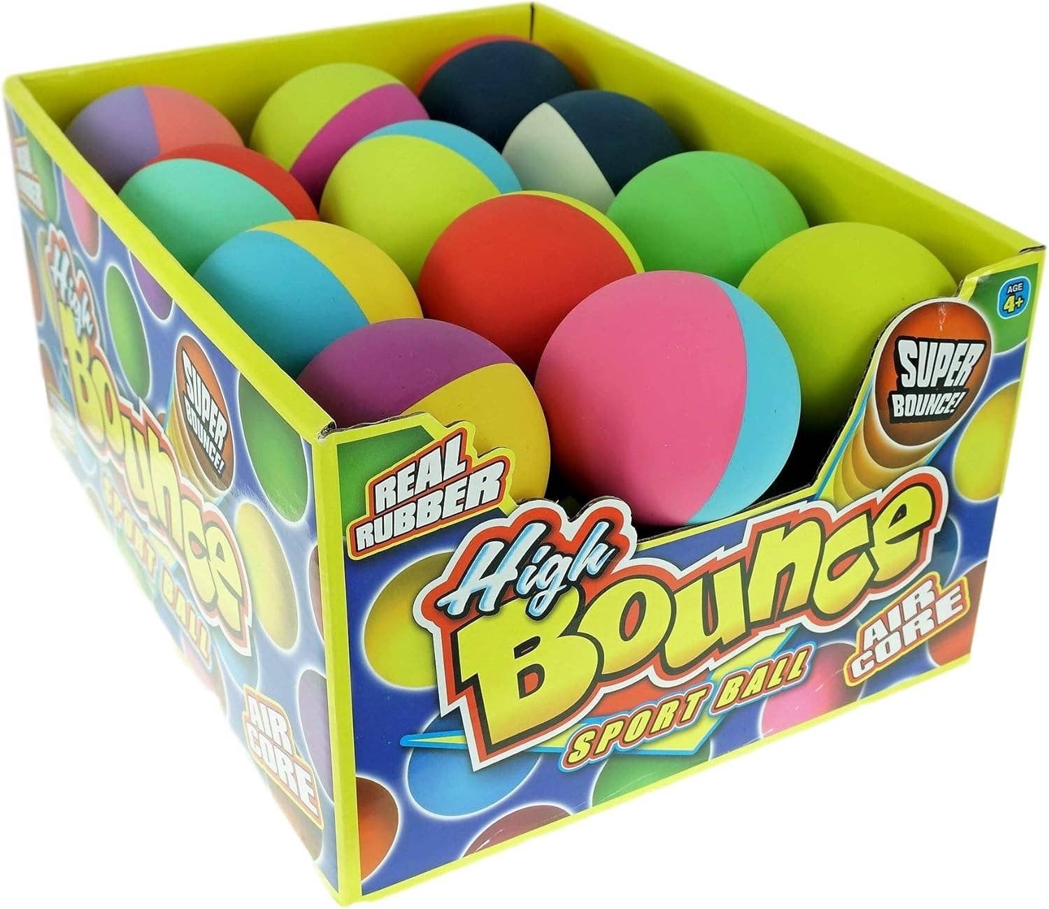 High Bounce Sports Balls 24-Unit Display